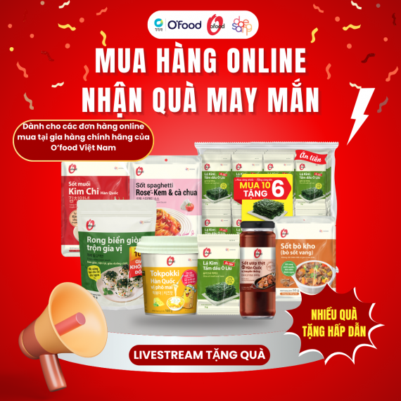 MUA HÀNG ONLINE NHẬN QUÀ MAY MẮN