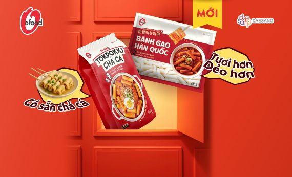 O'FOOD CHÍNH THỨC RA MẮT DÒNG BÁNH GẠO MỚI - NÂNG TẦM TRẢI NGHIỆM ẨM THỰC HÀN QUỐC TẠI GIA