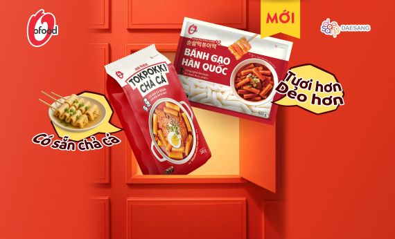 O'FOOD CHÍNH THỨC RA MẮT DÒNG BÁNH GẠO MỚI - NÂNG TẦM TRẢI NGHIỆM ẨM THỰC HÀN QUỐC TẠI GIA