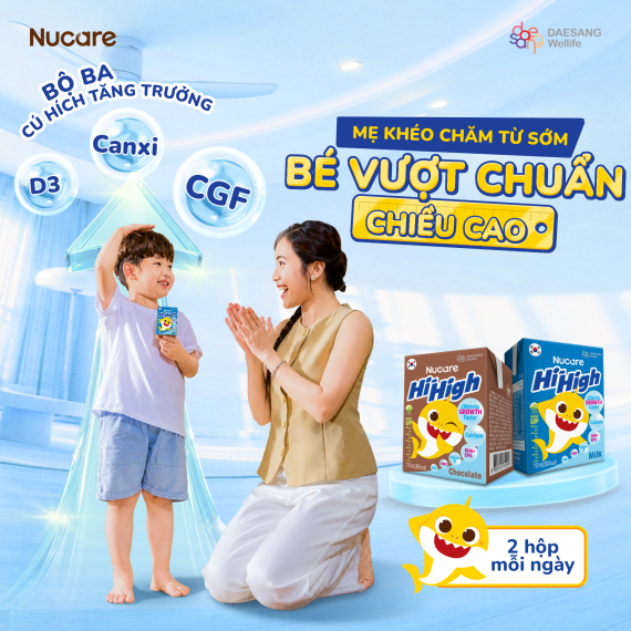 NUCARE HI-HIGH CÓ MẤY LOẠI? REVIEW CHI TIẾT CÔNG DỤNG CHO TRẺ