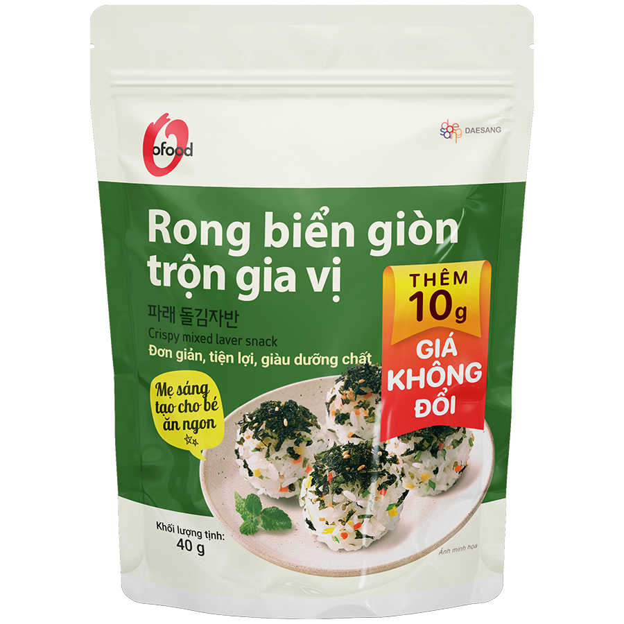 Rong biển giòn trộn gia vị